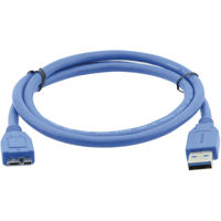 

Kramer Electronics 15' USB Type-A Male to USB Type Micro-B Male Cable, 28/24AWG