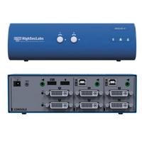 

Kramer Electronics DK22D-3 HighSecLabs Secure Dual Head 2-Port 4K30 UHD DVI-I KVM Switch