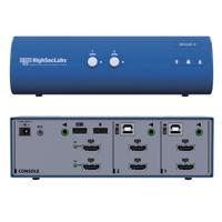 

Kramer Electronics DK22H-3 HighSecLabs Secure Dual Head 2-Port 4K30 UHD HDMI KVM Switch