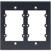 

Kramer Electronics FRAME-2G/US Frame for Wall Plate Inserts, 2 Gang, 6 Inserts, White