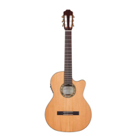 

Kremona Fiesta F65CW Classical Acoustic Electric Guitar with Deluxe Gig Bag, Indian Rosewood Fingerboard, Thin Polyurethane