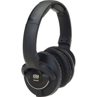 

KRK KNS 8400 Closed-Back Around-Ear Stereo Headphones with Volume Control, 36 Ohms, 5Hz-23kHz Frequency Response, 3.5mm Plug with 1/4" Adapter