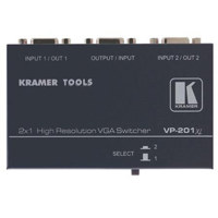 

Kramer Electronics VP-201XL 2x1 Computer Graphics Video Mechanical Switcher