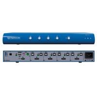 

Kramer Electronics SK41PU-3 HighSecLabs Secure 4-Port 4K30 UHD DisplayPort to HDMI KVM Switch with fUSB, Protection Profile version 3.0