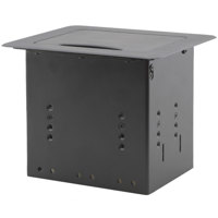 

Kramer Electronics TBUS-3XL Table Mount Modular Multi-Connection Solution with Tilt-Up Lid, Silver Sand Blasted Anodized Aluminum Top