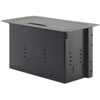 

Kramer Electronics TBUS-6xl Table Mount Modular Multi-Connection Unit with Silver Sand Blasted Anodized Aluminum Top Enclosure