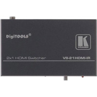 

Kramer Electronics VS-21H-IR 2x1 HDMI Switcher with IR Switching, 6.75Gbps Max. Data Rate, HDCP Compliant