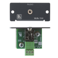 

Kramer Electronics WA-1H 3.5mm Stereo Audio to Terminal Block Wall Plate Insert, Single Slot