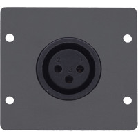 

Kramer Electronics WA-1XLF Three-Pin XLR (F) Wall Plate Insert, Dual Slot, Gray
