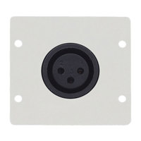

Kramer Electronics WA-1XLF Three-Pin XLR (F) Wall Plate Insert, Dual Slot, White