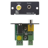 

Kramer Electronics WAV-1R RCA & 3.5mm Stereo Audio to Terminal Block Wall Plate Insert