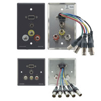 

Kramer Electronics WAV-5C 15-Pin HD Breakout, 3.5mm Stereo Audio & 3 RCA Passive Wall Plate