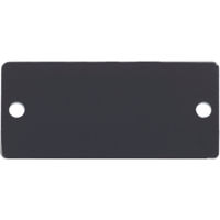 

Kramer Electronics Blank Cover for Wall Plate Insert Slot, Black