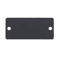 

Kramer Electronics Blank Cover for Wall Plate Insert Slot, Gray