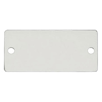 

Kramer Electronics Blank Cover for Wall Plate Insert Slot, White