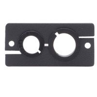 

Kramer Electronics WCP-21 9 & 12.5mm Two-Sized Cable Pass-Through Wall Plate Insert, Single Slot