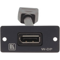 

Kramer Electronics W-DP DisplayPort Wall Plate Insert, Single Slot, Black