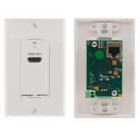 

Kramer Electronics WP-572 HDMI HDCP 2.2 Wall Plate Receiver over PoC Long-Reach DGKat, White