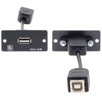 

Kramer Electronics WU-AB USB A to USB B Wall Plate Insert, Single Slot, White
