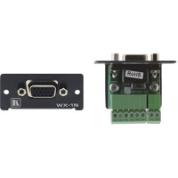 

Kramer Electronics WX-1N 15-pin HD (F) to Terminal Block Wall Plate Insert, Single Slot, Gray