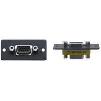

Kramer Electronics WX-2F 15-Pin HD (F) to 15-Pin HD (F) Wall Plate Insert, Single Slot, Gray