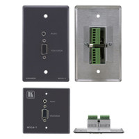 

Kramer Electronics WXA-1 15-Pin HD & 3.5mm Stereo Audio Passive Wall Plate