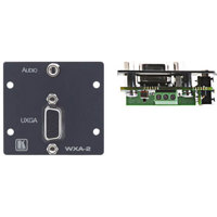 

Kramer Electronics WXA-2 Wall Plate Insert - 15-Pin HD and 3.5mm Stereo Audio to Terminal Block, White