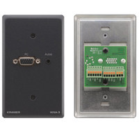 

Kramer Electronics WXA-3 15-Pin HD & 3.5mm Stereo Audio Passive Wall Plate