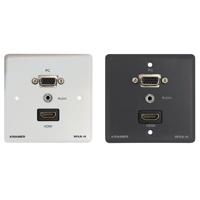 

Kramer Electronics WXA-H-D Passive Wall Plate with Decora Design Frame - 15-Pin HD (F-F), 3.5mm Stereo Audio and HDMI, White
