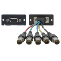 

Kramer Electronics WX-F5B 15-Pin HD (F) to 5 BNC (F) Wall Plate Insert