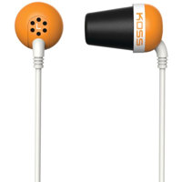 

Koss Plug Earbud Noise Isolating Headphones with Memory Foam Cushions, Orange