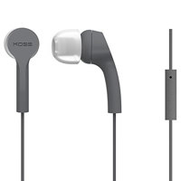 

Koss KEB9i Earbud Headphones with Microphone, Gray