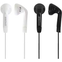 

Koss KE7 Lightweight Earbud Headphones, 2-Pack, Black/White