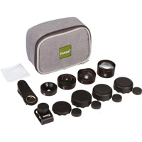 

Kase Smartphone 4 in 1 Lens Kit II, Includes Wide Angle, Fisheye, Macro, Telephoto Lens