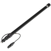 

K-Tek 2'.4" to 5'.9" 3-Section Aluminum Avalon Series Boom Pole with Internal Coiled Cable, Nuetrik Female XLR with Swit, Bottom Exit