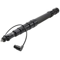 

K-Tek KP6CCR 6' KlassicPro Graphite 6-Section Boompole with KPCK6 Internal XLR Coiled Cable and KPCCR Side Exit