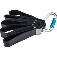 

Kupo EZ Tie Cable Holder, 1.5x15.7", Black, 5-Pack