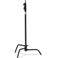 

Kupo 40" Master Raiser C-Stand with Sliding Leg, 12" Maximum Extension, 22lbs Load Capacity, Black