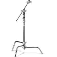 

Kupo 20" Master Raiser C-Stand with Sliding Leg Kit with 2.5" Grip Head and 20" Grip Arm with Hex Stud, Silver