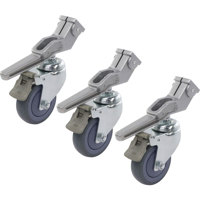 

Kupo KS940712 100mm Caster with Brake, 25.4mm Square Adapter, Set of Three