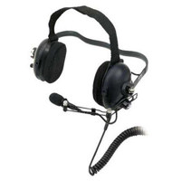

Kenwood KHS-10BH Heavy-Duty Noise-Reduction Over-the-Head Headset Microphone with PTT, Black