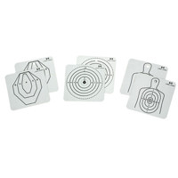 

Laser Ammo Set of Five Reflective Targets for use with the SureStrike Laser Bullet System and PET Personal Electric Target