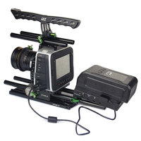 

Lanparte Blackmagic Cinema Camera Basic Kit, Includes Camera Cage, VB-150 Sony V-Mount Li-Ion Battery, VBP-01 Sony V-Mount Battery Pinch with HDMI Splitter