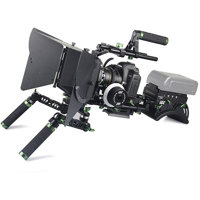

Lanparte Professional DSLR Kit V1 without Monitor and Battery, Includes Universal Grip V2, Swing-Away Matte Box, Follow Focus V2, Bridge Plate, CA-01 Support Arm, Top Handle, Magic Arm, Shoulder Support, ABS Protection Case