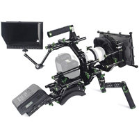 

Lanparte Professional DSLR Kit V2, Includes Universal Grip, MB-02 Swing-Away Matte Box, Follow Focus V2, V-Mount Bridge Plate V2, C-Arm V2, Top Handle, Magic Arm, V-Lock Shoulder Support, Tele-Lens Support V2, ABS Protection Case, Liliput 5Dii/P 7" HDMI M