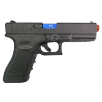 

Laser Ammo Recoil Enabled Training Pistol Umarex G17 Green Gas Blowback Airsoft Pistol with Umarex Drop In Barrel & IR Invisible Vibration Activated SureStrike Laser