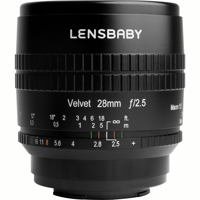 

Lensbaby Velvet 28 28mm f/2.5 Lens for Nikon Z, Black