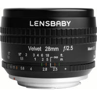 

Lensbaby Velvet 28 28mm f/2.5 Lens for Canon EF, Black