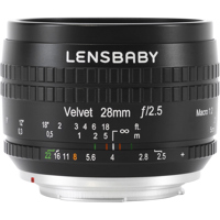 

Lensbaby Velvet 28 28mm f/2.5 Lens for Fuji X, Black