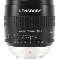 

Lensbaby Velvet 28 28mm f/2.5 Macro Lens for Leica L, Black